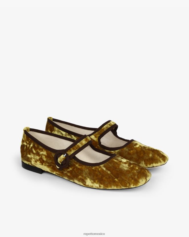 Repetto mujer merceditas georgia oro antiguo calzado H2NF2L163