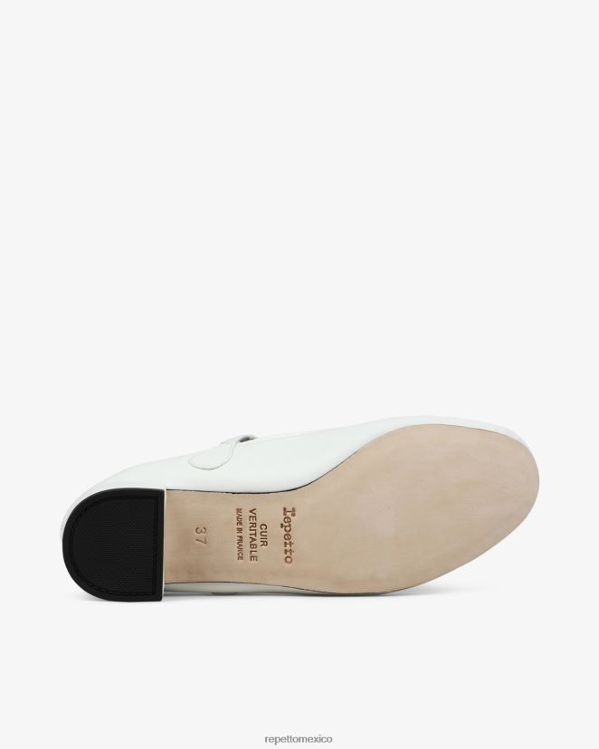 Repetto mujer rosa merceditas blanco calzado H2NF2L172