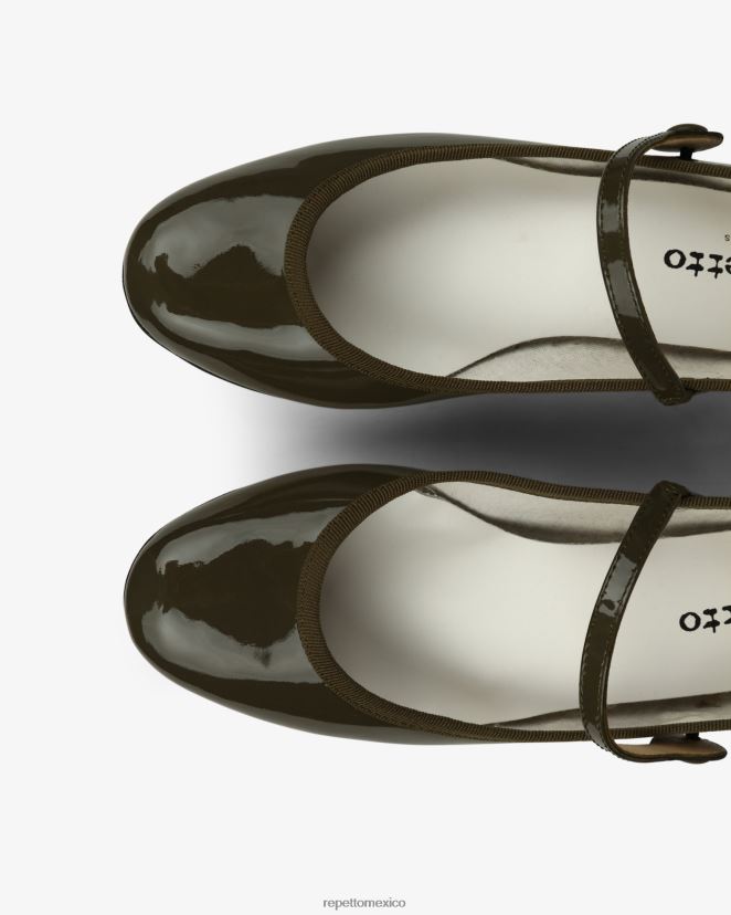 Repetto mujer rosa merceditas ir a verde calzado H2NF2L147