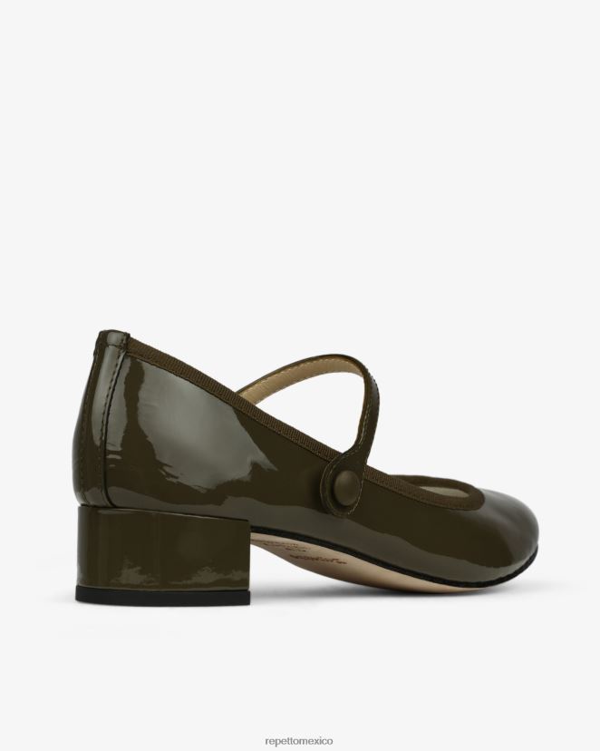 Repetto mujer rosa merceditas ir a verde calzado H2NF2L147