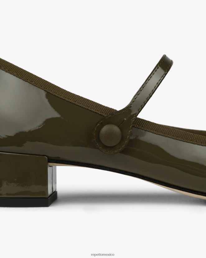 Repetto mujer rosa merceditas ir a verde calzado H2NF2L147