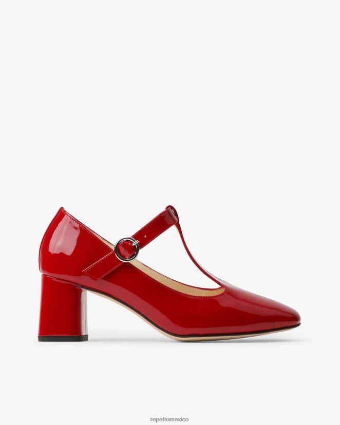 Repetto mujer tara mary janes rojo llameante calzado H2NF2L177