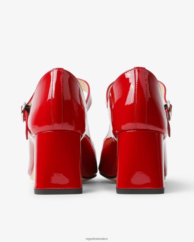 Repetto mujer tara mary janes rojo llameante calzado H2NF2L177