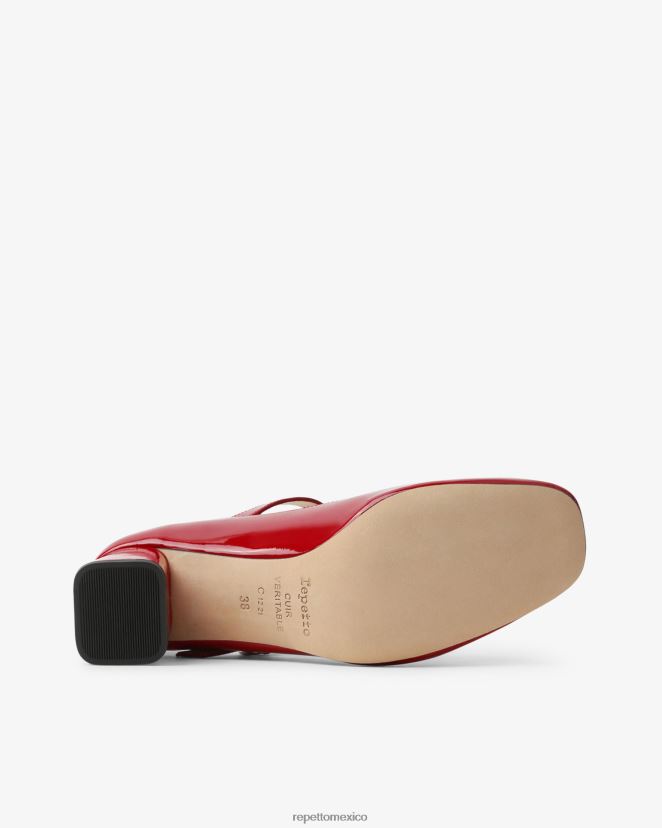 Repetto mujer tara mary janes rojo llameante calzado H2NF2L177