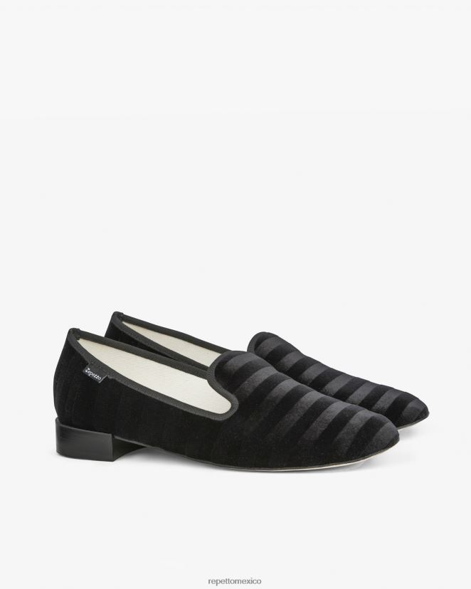 Repetto mujer mocasines gladice negro calzado H2NF2L232