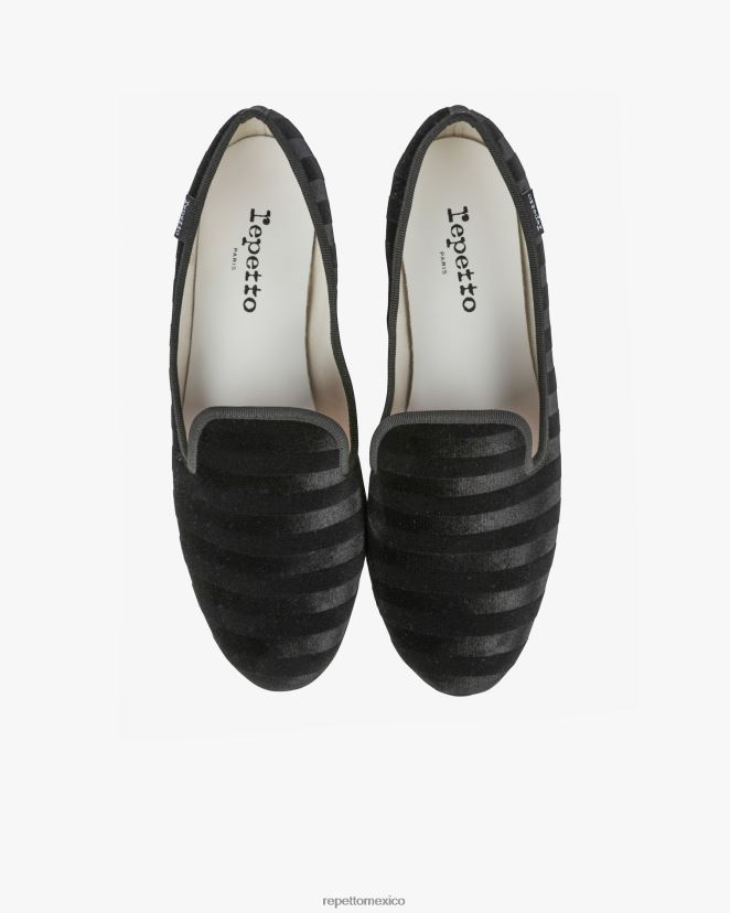 Repetto mujer mocasines gladice negro calzado H2NF2L232