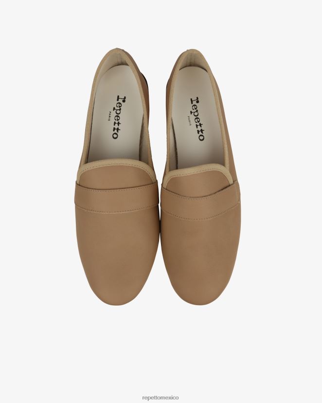 Repetto mujer mocasines michael beige cachemira calzado H2NF2L220
