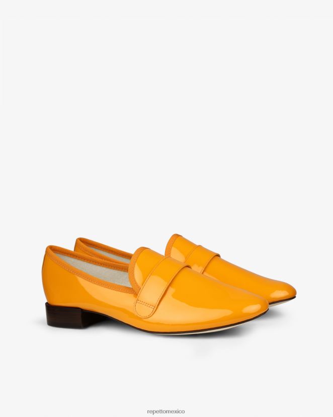 Repetto mujer mocasines michael naranja caléndula calzado H2NF2L224
