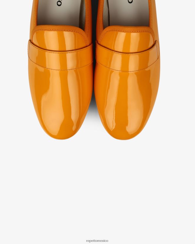 Repetto mujer mocasines michael naranja caléndula calzado H2NF2L224