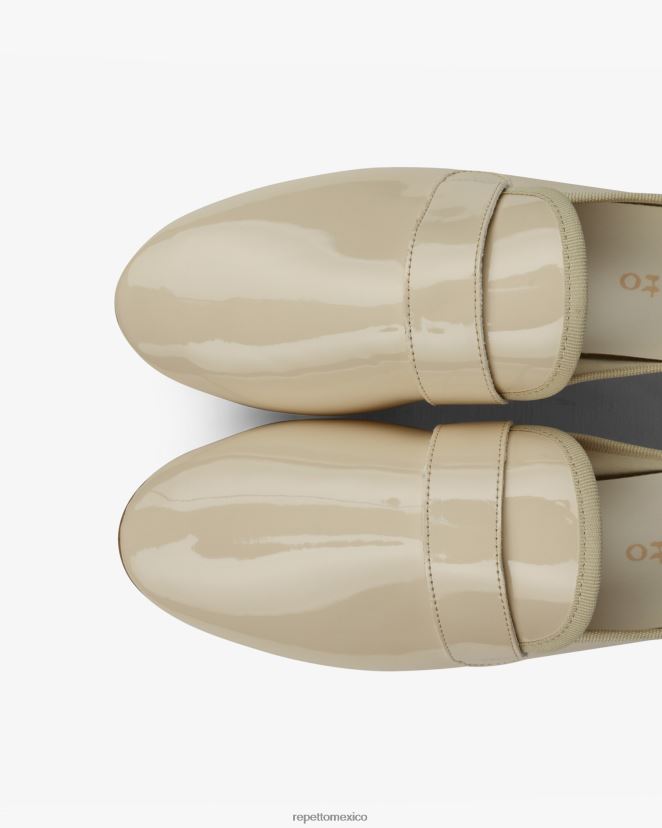 Repetto mujer mocasines michael - veganos beige cisne calzado H2NF2L219