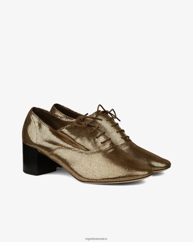 Repetto mujer zapato oxford fado oro antiguo calzado H2NF2L206