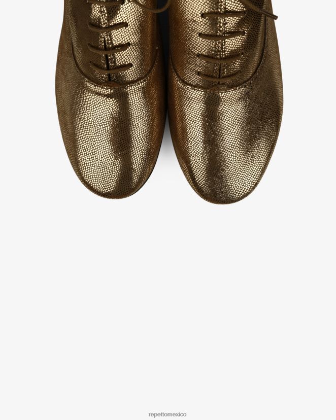 Repetto mujer zapato oxford fado oro antiguo calzado H2NF2L206