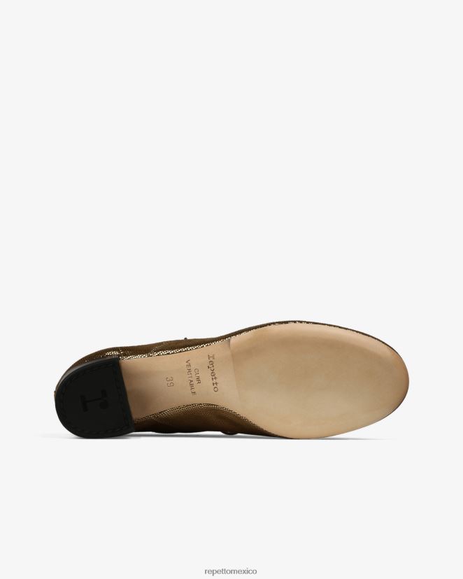Repetto mujer zapato oxford fado oro antiguo calzado H2NF2L206