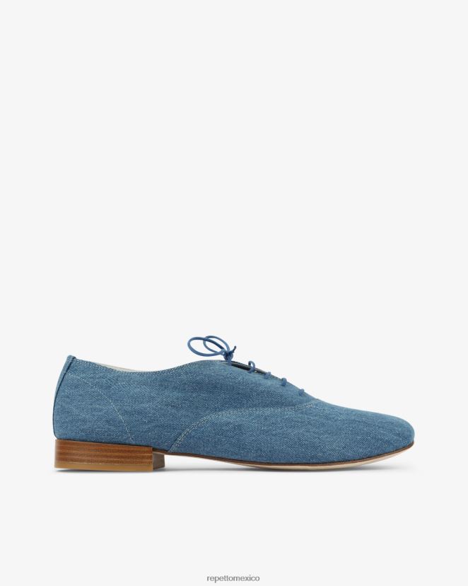 Repetto mujer zapato oxford zizi azul everest calzado H2NF2L261