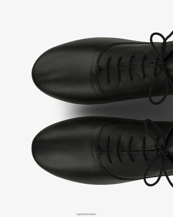 Repetto mujer zapatos oxford de fado negro calzado H2NF2L207