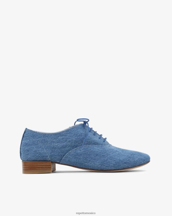 Repetto mujer zapatos oxford zizi azul everest calzado H2NF2L211 Repetto mujer zapatos oxford zizi azul everest calzado H2NF2L211
