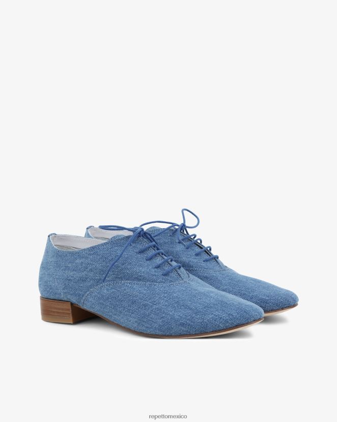 Repetto mujer zapatos oxford zizi azul everest calzado H2NF2L211