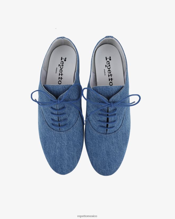 Repetto mujer zapatos oxford zizi azul everest calzado H2NF2L211