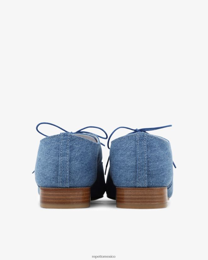 Repetto mujer zapatos oxford zizi azul everest calzado H2NF2L211