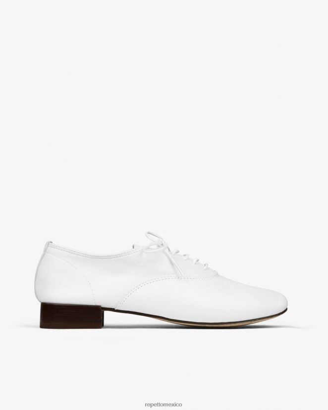 Repetto mujer zapatos oxford zizi blanco calzado H2NF2L209