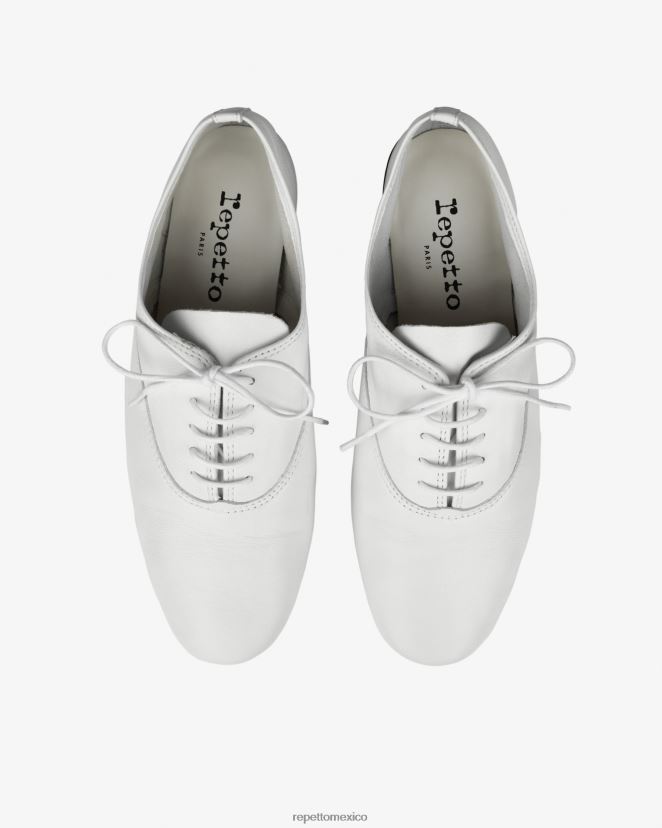 Repetto mujer zapatos oxford zizi blanco calzado H2NF2L209