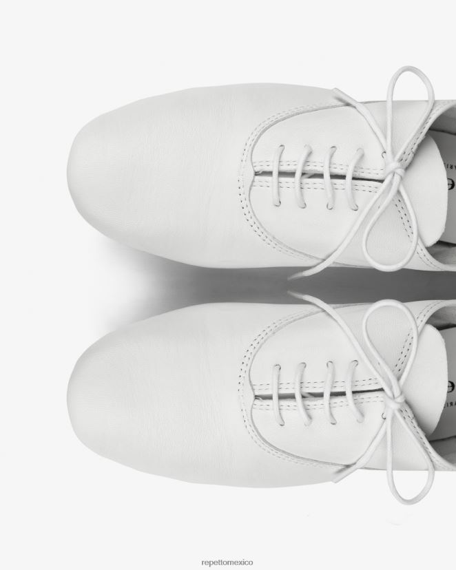 Repetto mujer zapatos oxford zizi blanco calzado H2NF2L209