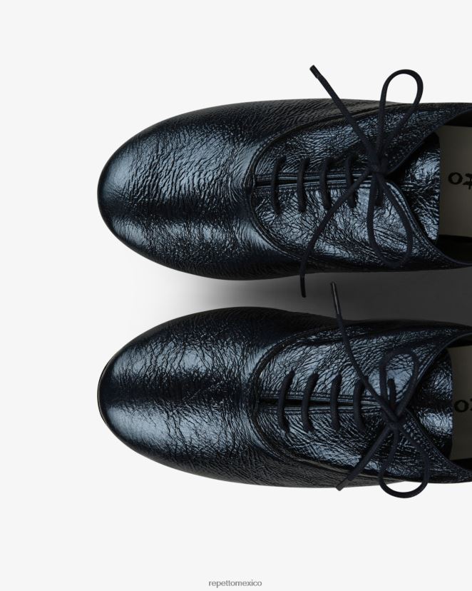 Repetto mujer zapatos oxford zizi gris trueno calzado H2NF2L210