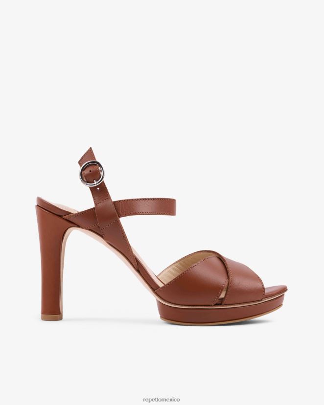Repetto mujer sandalias timy camello cubano calzado H2NF2L240