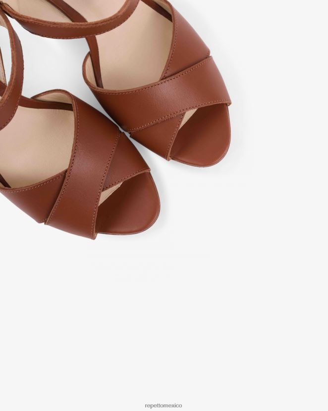 Repetto mujer sandalias timy camello cubano calzado H2NF2L240