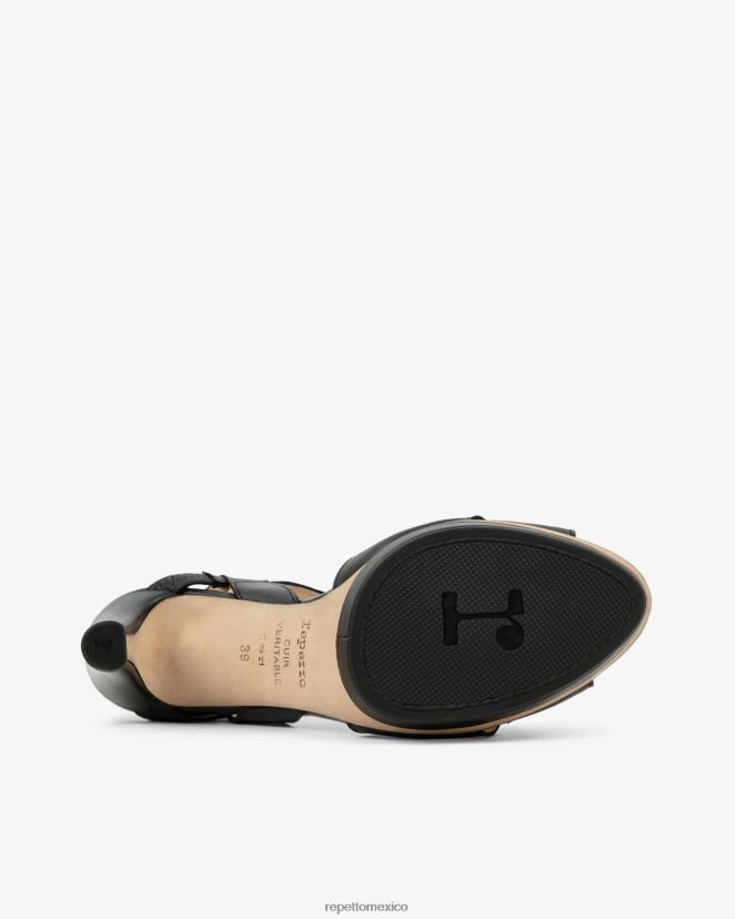 Repetto mujer sandalias timy negro calzado H2NF2L241