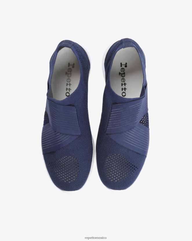 Repetto mujer zapatillas de baile Azul marino calzado H2NF2L254