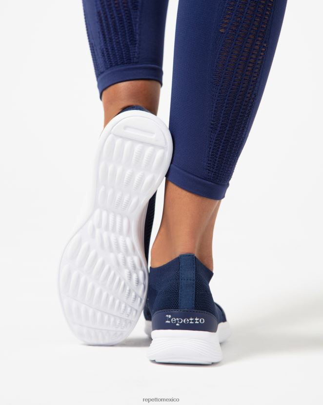 Repetto mujer zapatillas de baile Azul marino calzado H2NF2L254