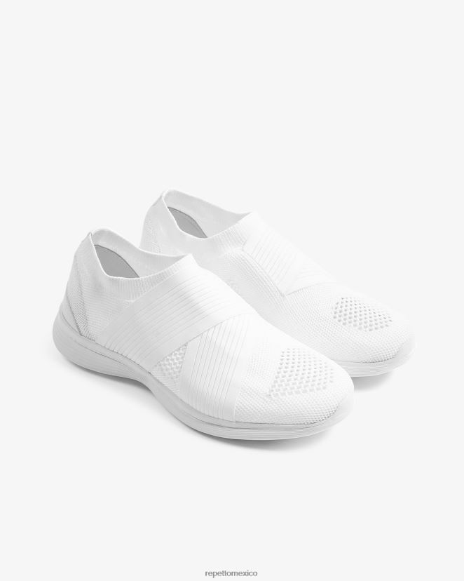 Repetto mujer zapatillas de baile blanco calzado H2NF2L256