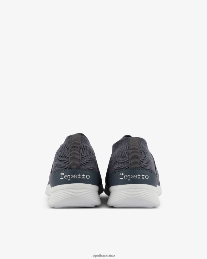Repetto mujer zapatillas de baile gris azulado calzado H2NF2L255