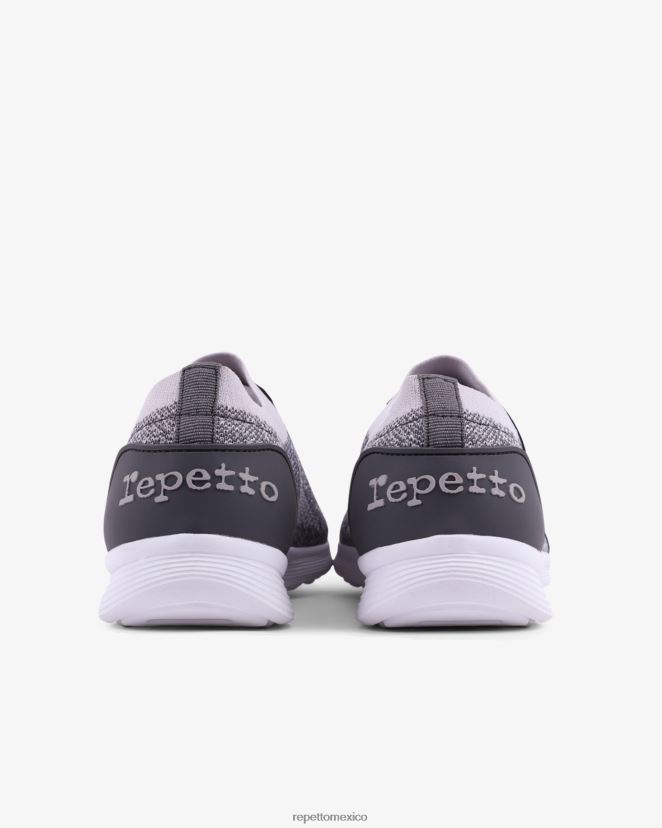 Repetto mujer zapatillas de baile ii gris teñido calzado H2NF2L258