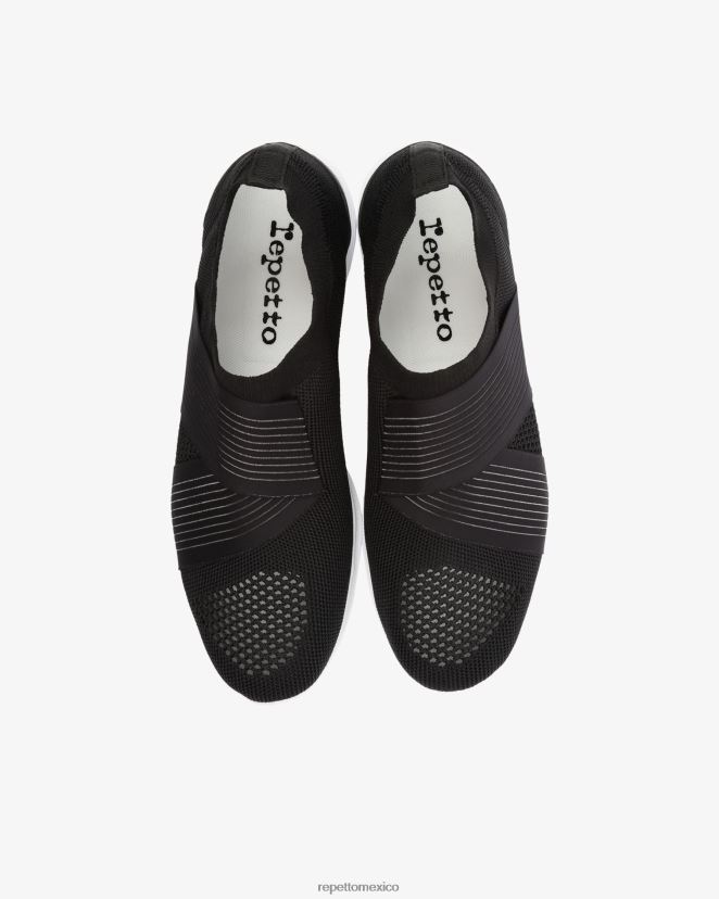 Repetto mujer zapatillas de baile negro calzado H2NF2L253