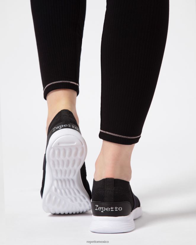 Repetto mujer zapatillas de baile negro calzado H2NF2L253