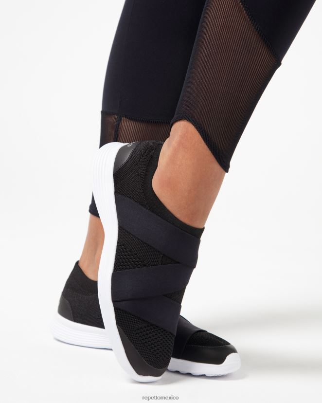 Repetto mujer zapatillas de baile ruban negro calzado H2NF2L252