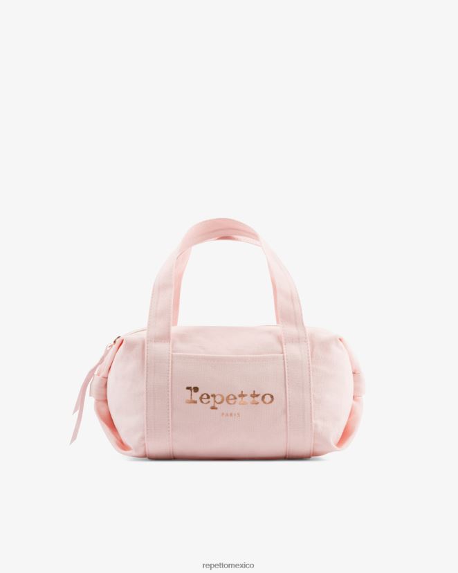Repetto niños bolsa de lona de algodón tamaño s Rosa palido accesorios H2NF2L771