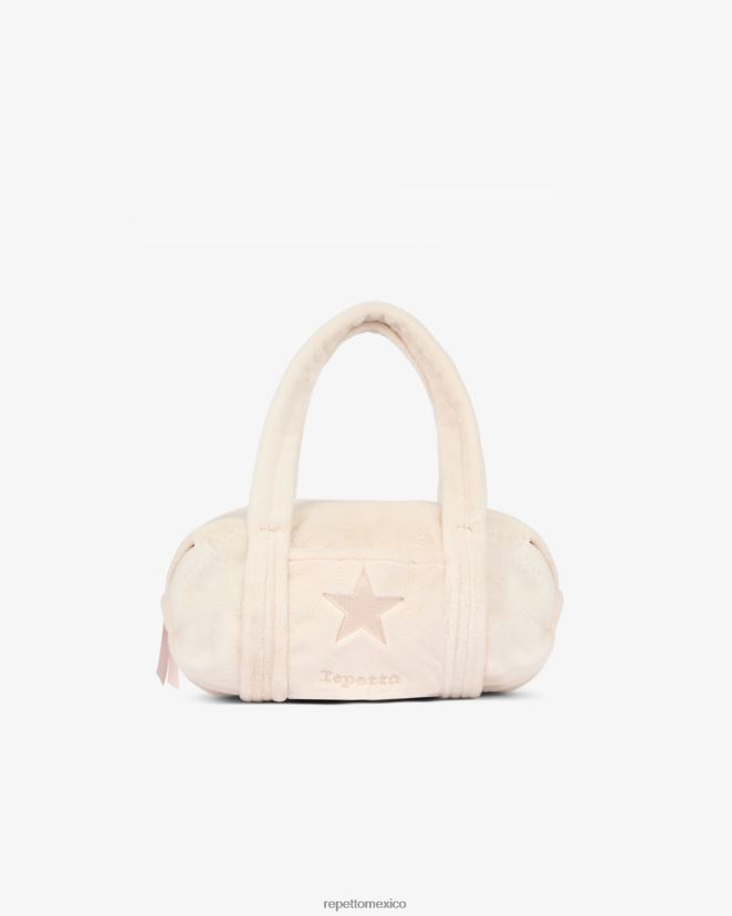 Repetto niños bolso de lona de piel sintética talla s rosa tiza accesorios H2NF2L769