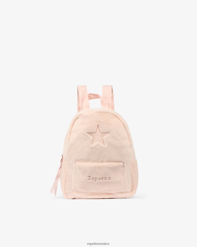 Repetto niños mochila pequeña estrella rosa tiza accesorios H2NF2L777