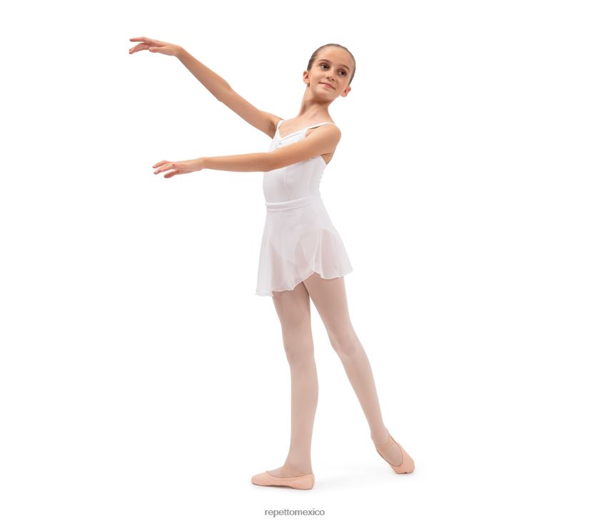 Repetto niños falda corta de gasa moda ropa H2NF2L741