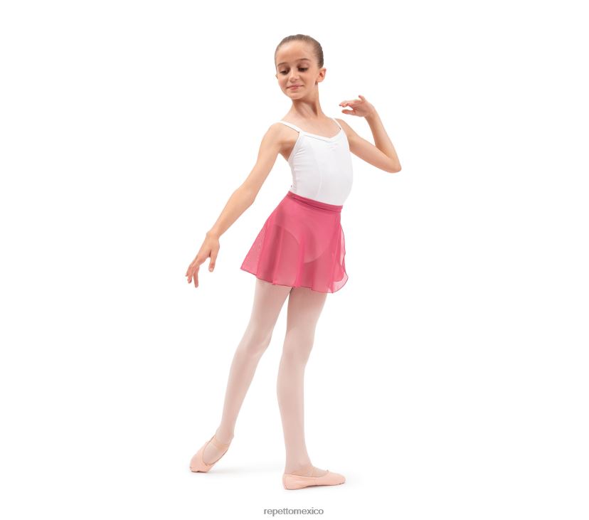 Repetto niños falda corta de gasa moda ropa H2NF2L743