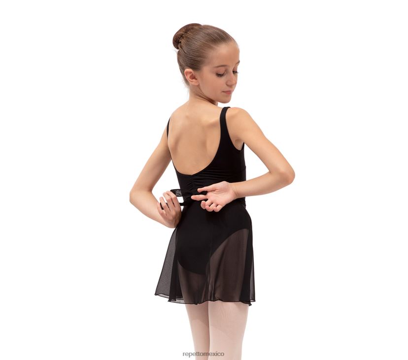 Repetto niños falda corta de gasa moda ropa H2NF2L744